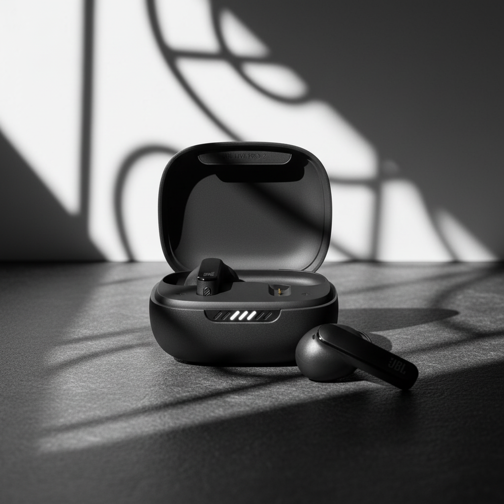 JBL Live Pro 2 True Wireless Noise Cancelling Earbuds | Black