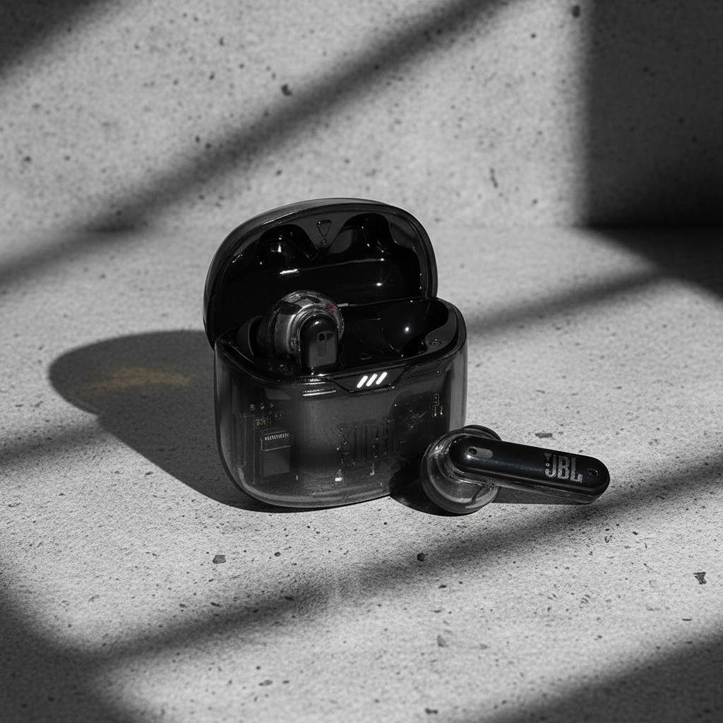 Jbl Tune Flex With Active Noise Cancelling | Ghost Black