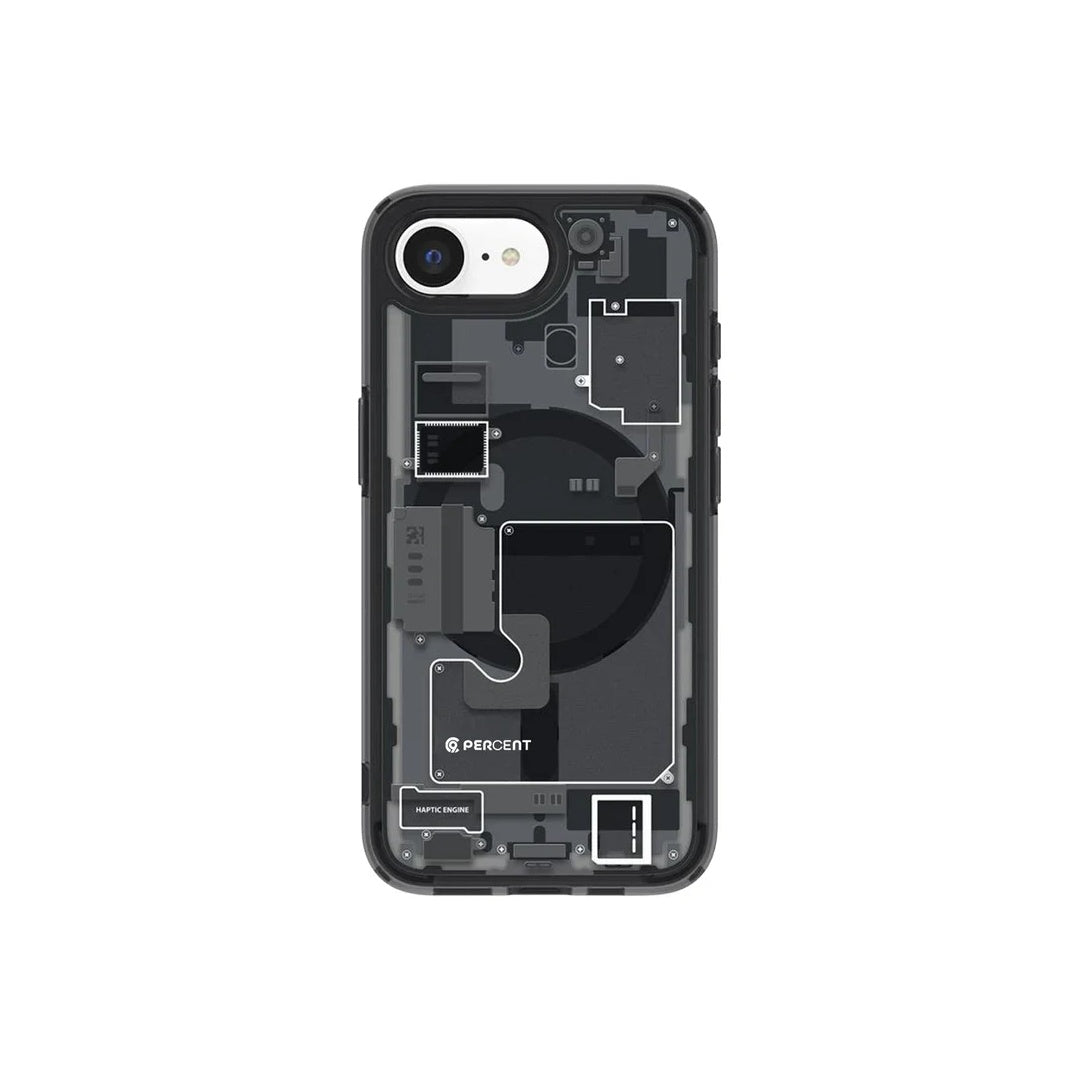 90 Percent Ultra Hybrid Zero One MagSafe Case for iPhone 16e | Black