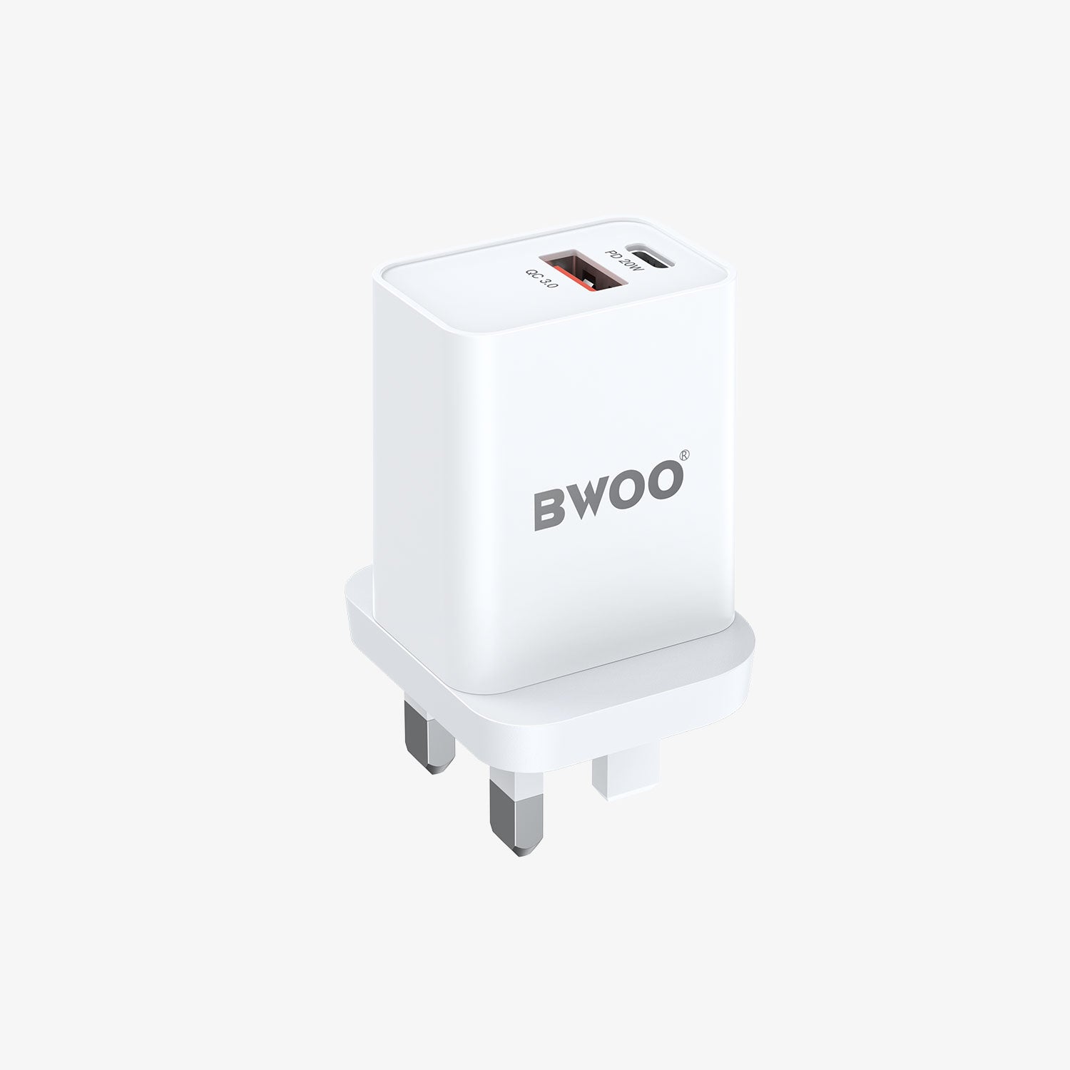 Bwoo Charger PD - QC 20W | White