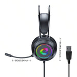 Batxellent Gaming Headphones With 3.5mm Jack | Black