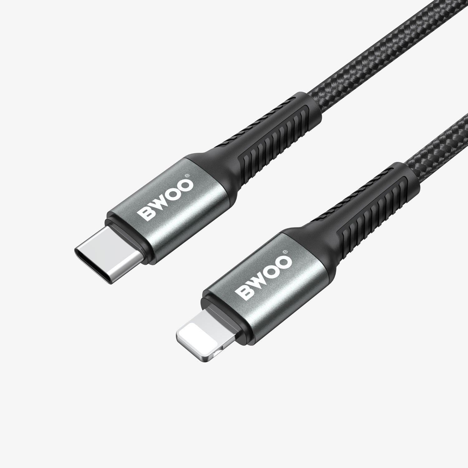 Bwoo USB-C to Lightning Fast Charging Cable PD 27W Nylon 1M