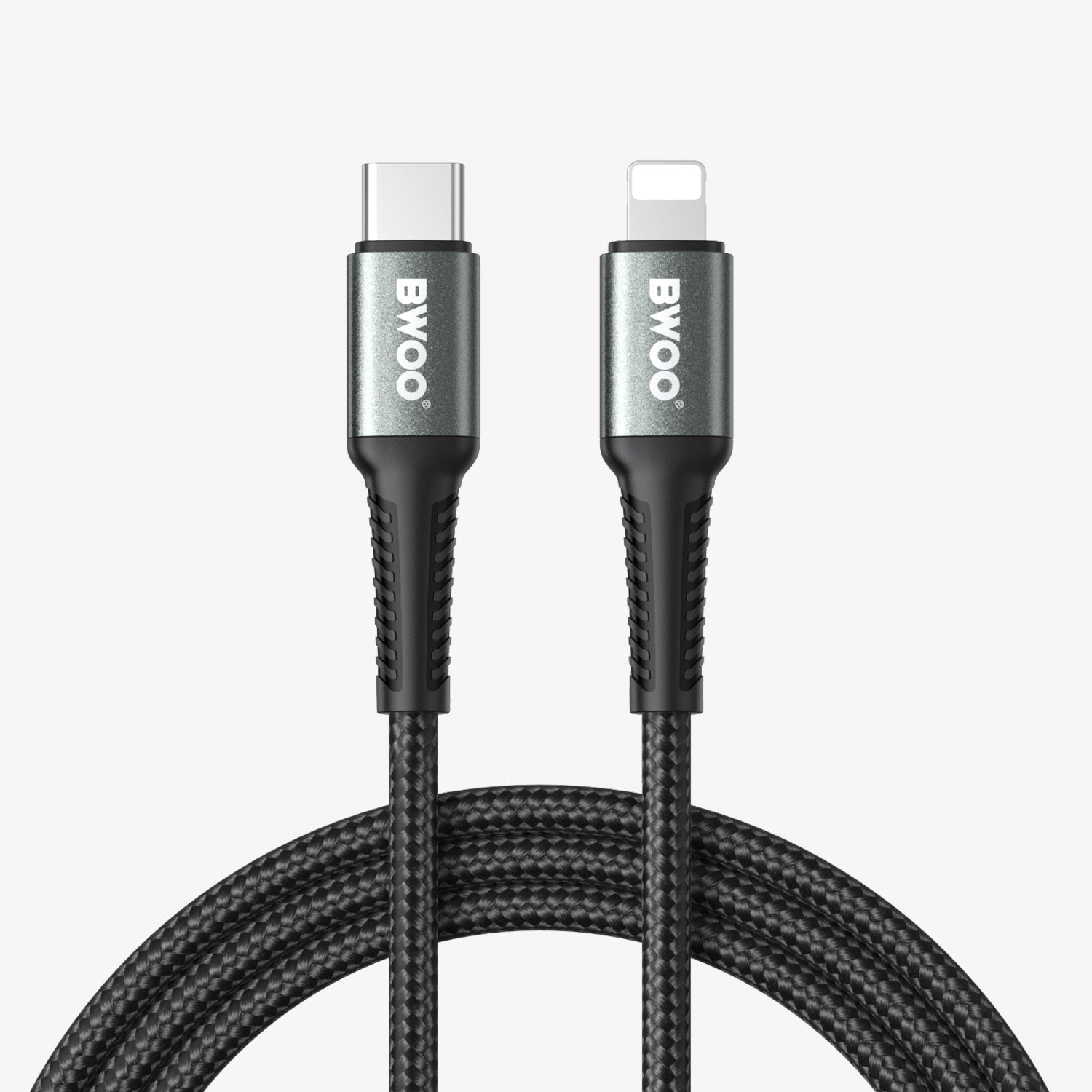 Bwoo USB-C to Lightning Fast Charging Cable PD 27W Nylon 1M