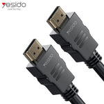 Yesido كيبل HDMI بدقة 4K Ultra HD (1.5 متر) | أسود