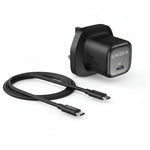 Anker Zolo Charger 30W, PD 3.0 With USB-C to USB-C Cable | Black
