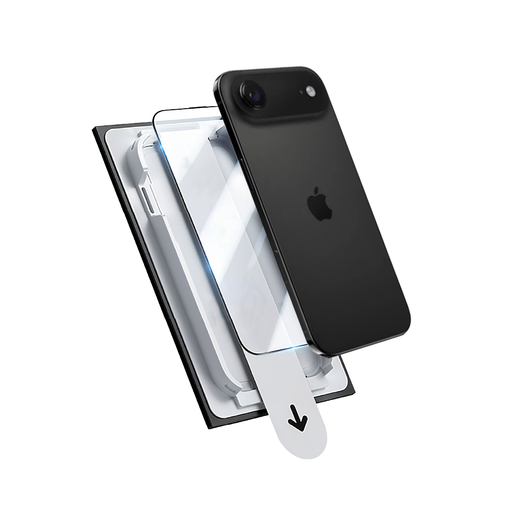Asli Global E-Touch Shield Premium Glass With Applicator for iPhone Air | Clear