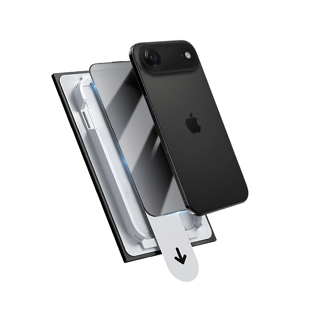 Asli Global E-Touch Shield Premium Glass With Applicator for iPhone Air | Privacy
