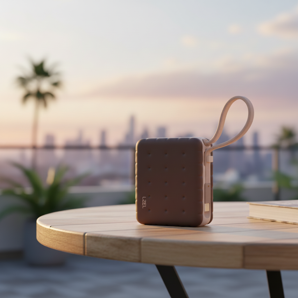 LZEL ZenoFlex MaxLux Mini 10000mAh PD Power Bank | Coffee