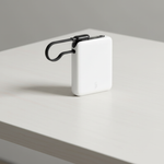 LZEL PrimeBrio 10K Mini PD Power Bank – 10000mAh, 30W, Built-in Type-C Cable