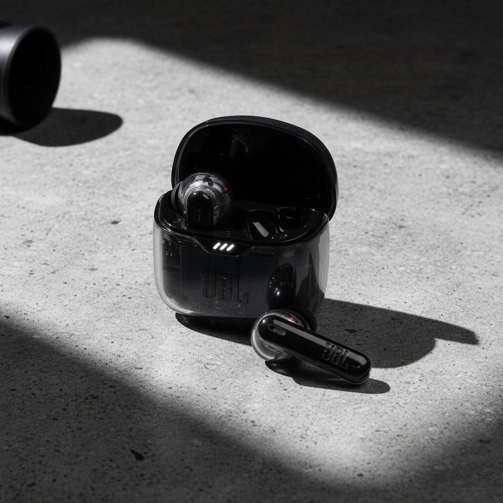 Jbl Tune Flex With Active Noise Cancelling | Ghost Black