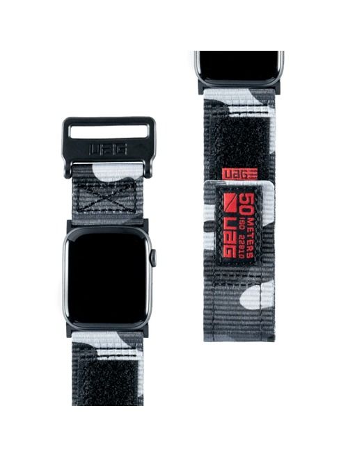 UAG iWatch 42 و 44 ملم حزام ساعة نشط مموه منتصف الليل | 19148A114061