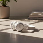 سماعة رأس Live 670 لاسلكية عازلة للضوضاء من JBL | أبيض