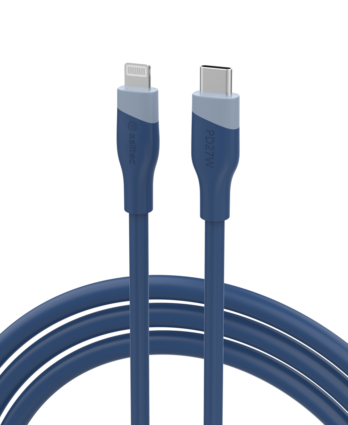 aslitec SILICORECHARGE SYNC Fast Charging & Data Cable – USB-C to Lightning