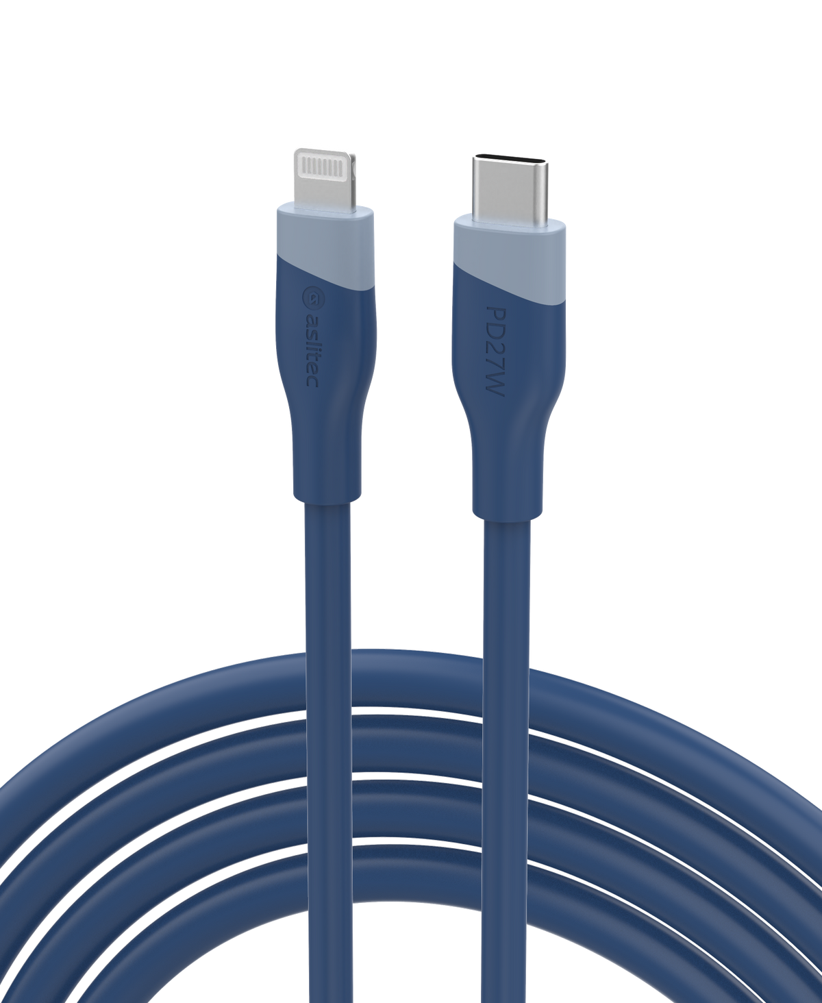 كيبل Aslitec GRAPHENEX SYNC للشحن السريع ونقل البيانات – USB-C إلى Lightning