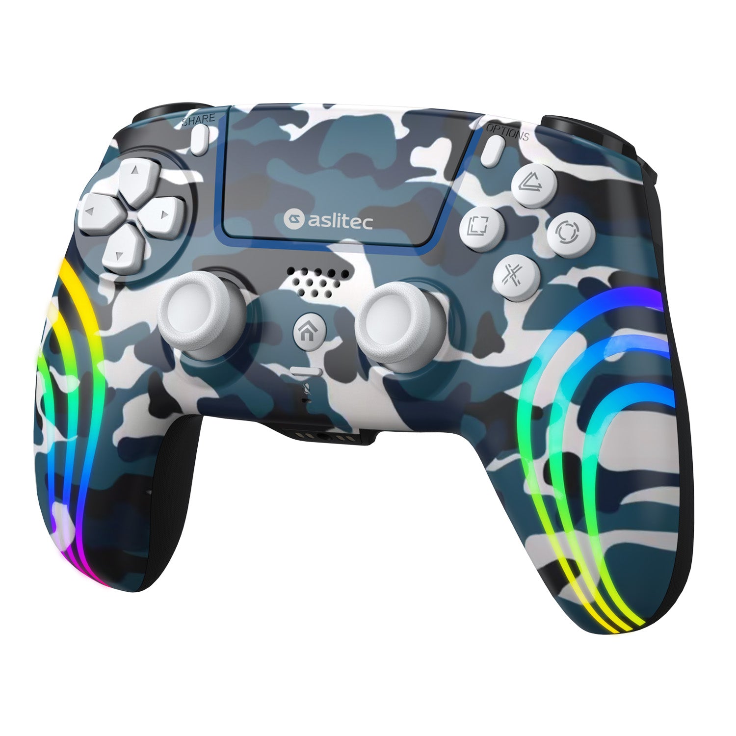 aslitec Wireless RGB Controller Applicable PS5/PC Console