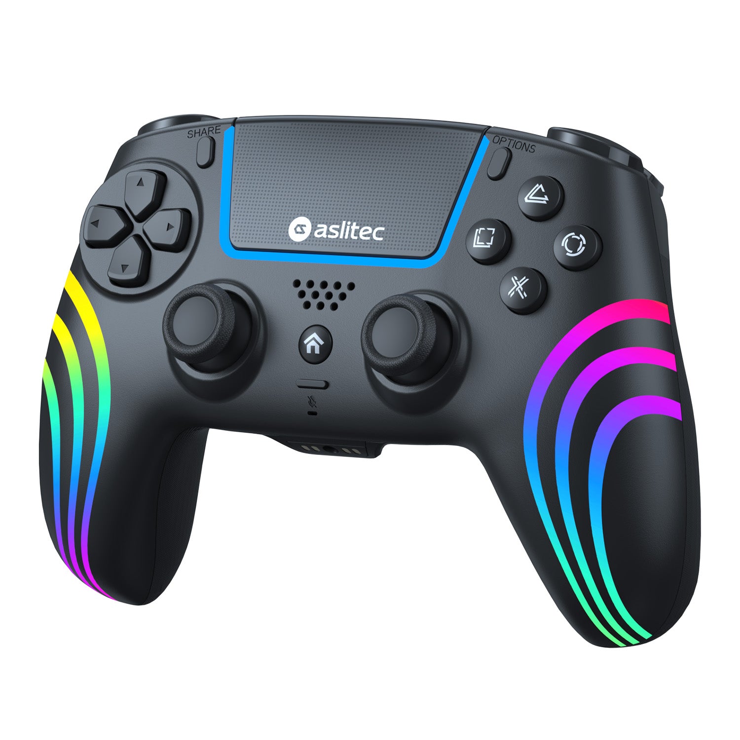 aslitec Wireless RGB Controller Applicable PS5/PC Console