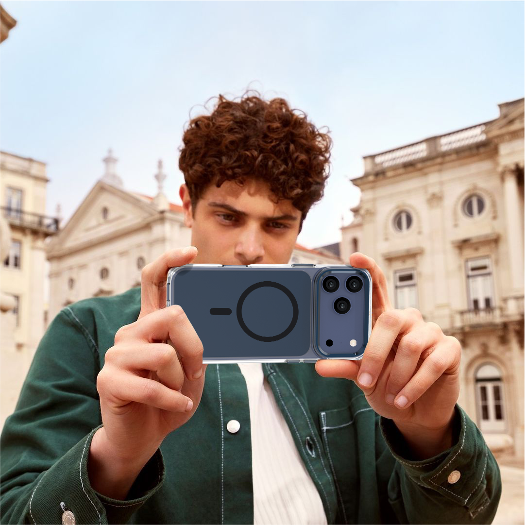 LZEL Hybrid Camera Frame Stand Case With Magsafe For IPhone 17 Pro Max