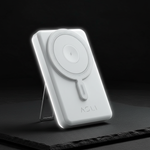 بطارية شحن متنقلة لاسلكية مغناطيسية من  أسلي جلوبال 5 في 1  10000 مللي أمبير  PD  | أبيض