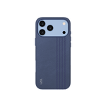 كفر LZEL MAGLINEAR من الجلد الفاخر بدعم MagSafe ونقشة خطية لـ iPhone 18 Pro و18 Pro Max