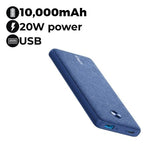Anker PowerCore III Sense 10000mAh USB-C Power Bank | Blue
