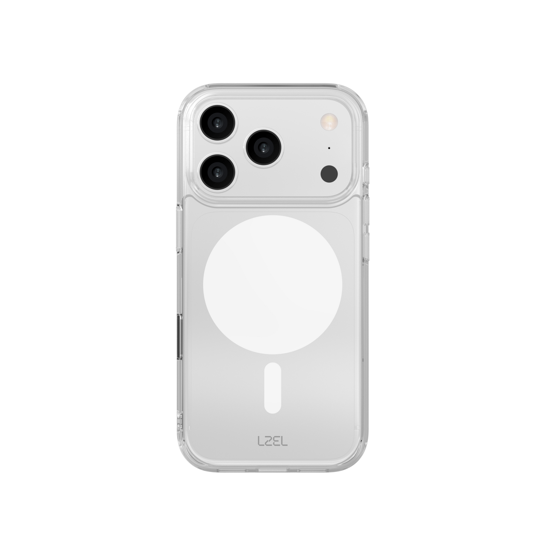 كفر LZEL METAL MAGCRYSTAL شفاف بدعم MagSafe  لـ iPhone 18 Pro و18 Pro Max