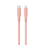 كيبل من Lzel معتمد USB-C إلى Lightning ، نقل بيانات بسرعة 480Mbps، طاقة 20V 3A، PD بقوة 60W، غلاف سيليكون سائل ناعم، هيكل TPE، طول 2 متر | بنفسجي