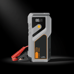 معزز لبطارية السيارة متعدد الوظائف من LZEL EnergizeIgnite Air 12000mAh 12V مع كشاف LED | رمادي/أسود