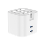 شاحن من Asli Powercore Dual GaN بقدرة 45 واط – منفذي USB-C