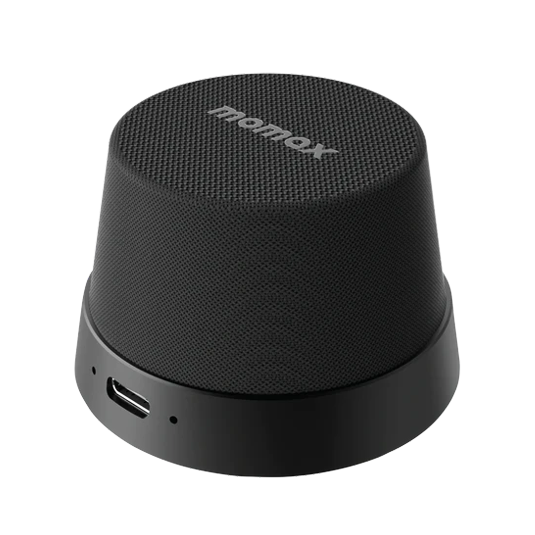 Momax Vibe GO Magnetic Wireless Speaker 2-IN-1 | Black