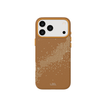 كفر LZEL LEATHERWAVE MAG من الجلد الفاخر بدعم MagSafe ونقشة متموجة لـ iPhone 18 Pro و18 Pro Max