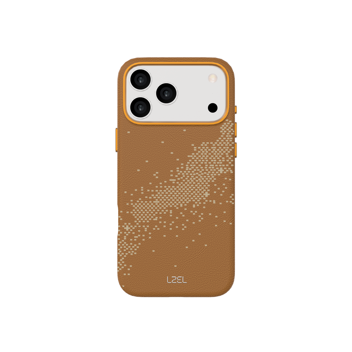 كفر LZEL LEATHERWAVE MAG من الجلد الفاخر بدعم MagSafe ونقشة متموجة لـ iPhone 18 Pro و18 Pro Max