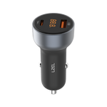 LZEL PulseCharge Elite 60W Dual-Port Car Charger – USB-C PD & PPS + USB-A
