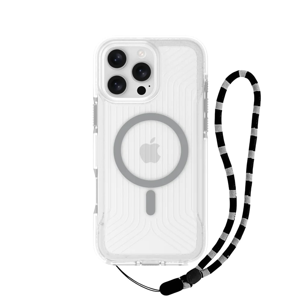 كڤر حماية أسلي جلوبال LanyardMag لهاتف iPhone 16 Pro – دعم MagSafe مع علاقة لليد مدمجة 