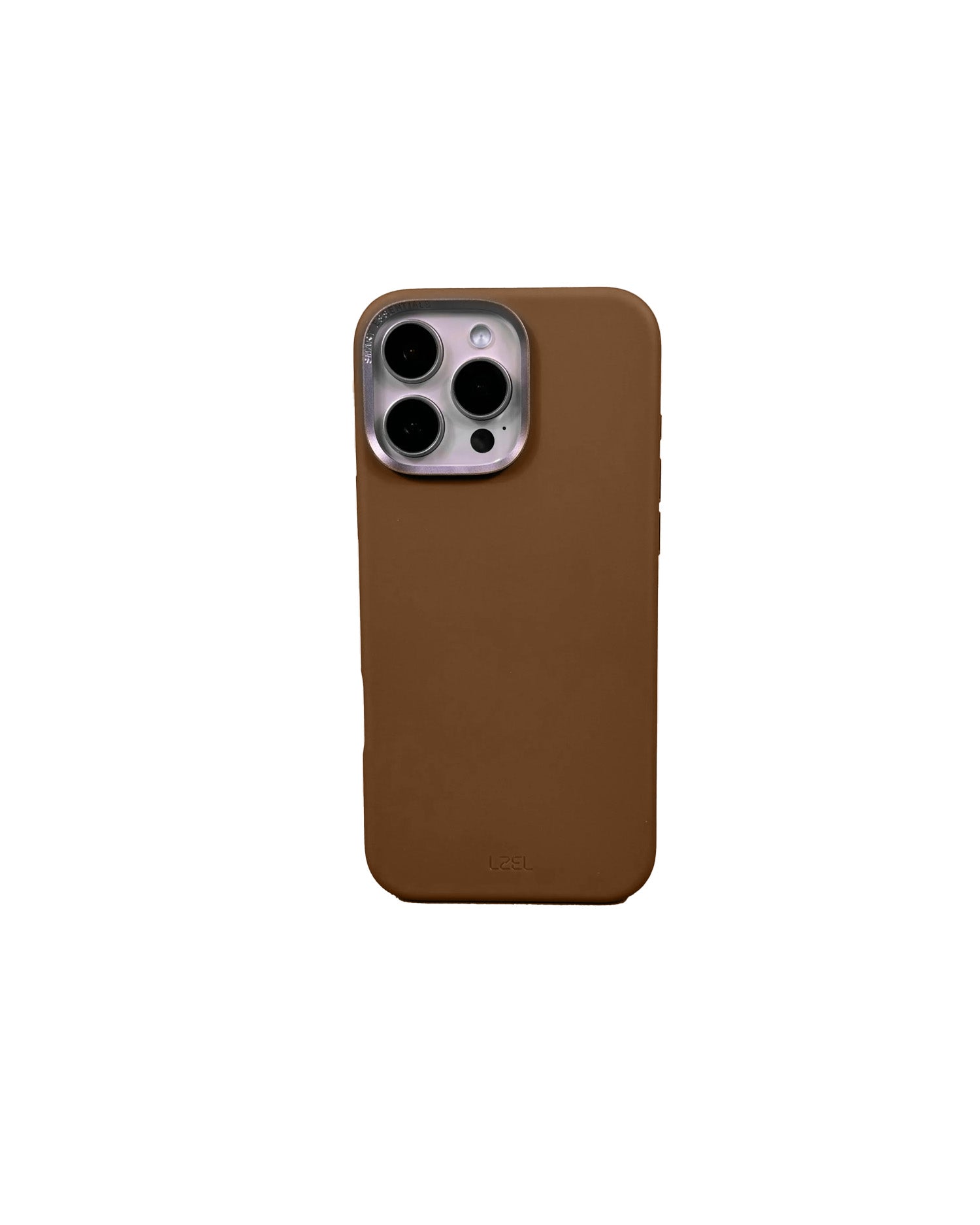 LZEL iPhone 16 Pro PrimeShield Silicone Case | Brown