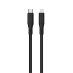 كيبل من Lzel معتمد USB-C إلى Lightning ، نقل بيانات بسرعة 480Mbps، طاقة 20V 3A، PD بقوة 60W، غلاف سيليكون سائل ناعم، هيكل TPE، طول 2 متر | بنفسجي