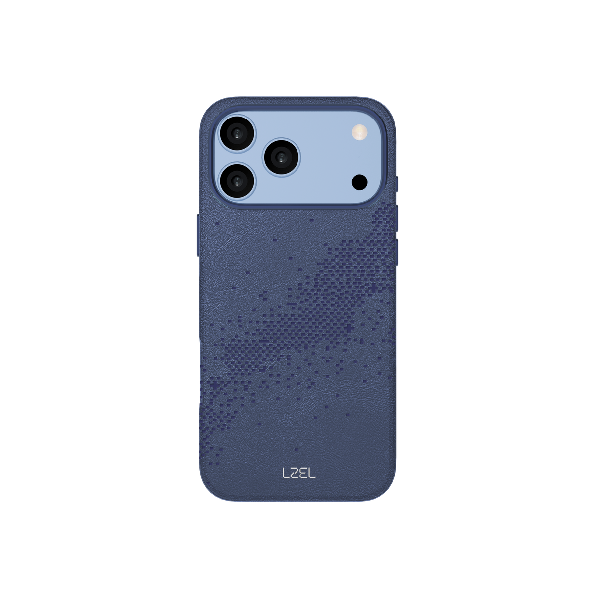 كفر LZEL LEATHERWAVE MAG من الجلد الفاخر بدعم MagSafe ونقشة متموجة لـ iPhone 18 Pro و18 Pro Max