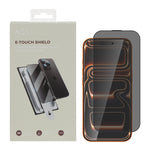 Asli Global E-Touch Shield Premium Glass With Applicator for iPhone 17 Pro Max | Privacy