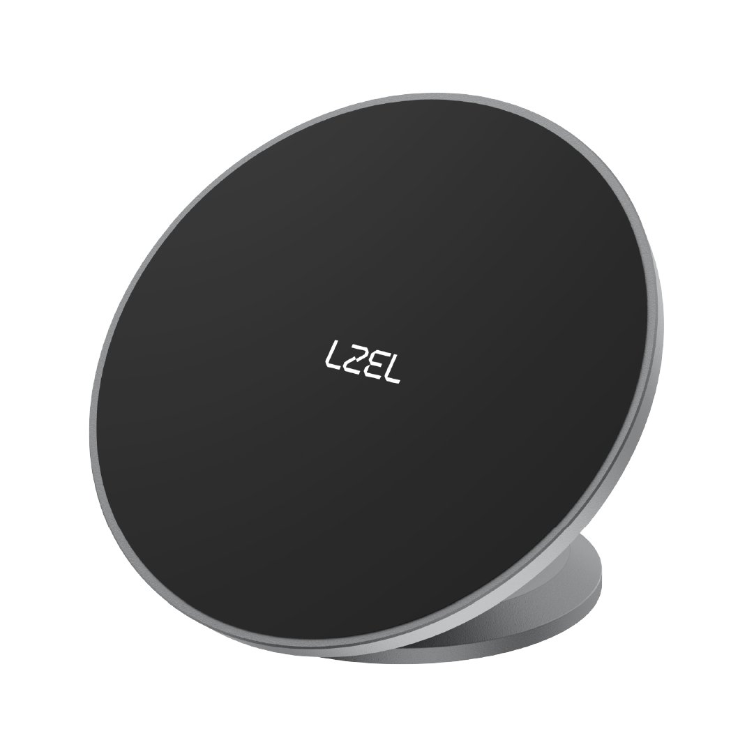 LZEL 360° Magnetic Suction Phone Holder Ultra-Strong Magnetic Grip | Compact & Stable Design | Black