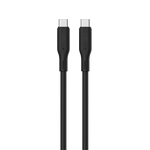 LZEL Celeris Silox CXL Soft Silicone USB-C to USB-C Cable, 480Mbps, 240W Max, 2m | Black