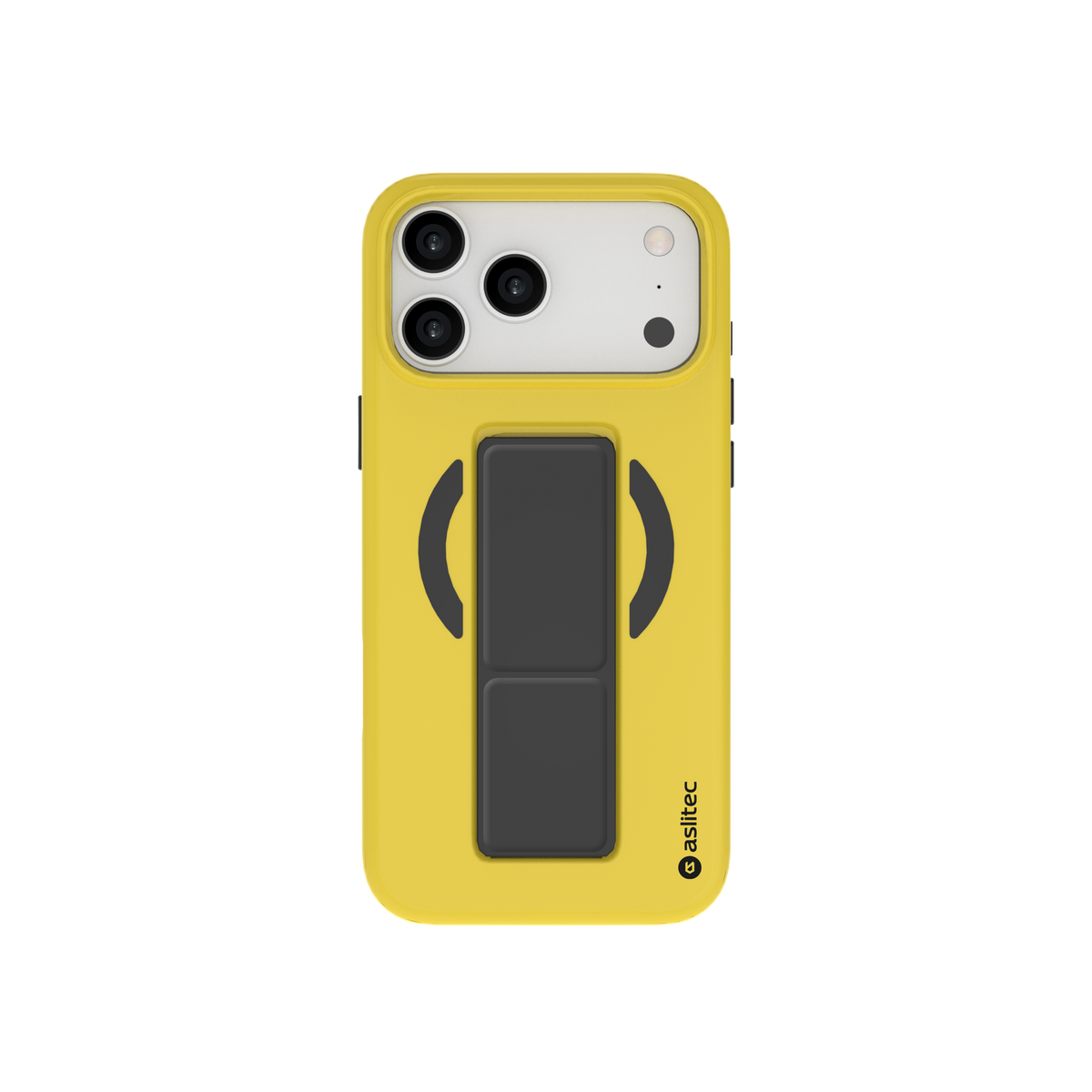 كڤر حماية aslitec MagColor Fusion لهاتف iPhone 18 Pro من الجلد الفاخر مع MagSafe وحامل قابل للطي