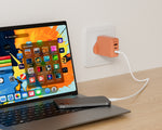 شاحن aslitec VexoraGaN بقدرة 65 واط – شاحن GaN مدمج بثلاثة منافذ USB-A وUSB-C مزدوج