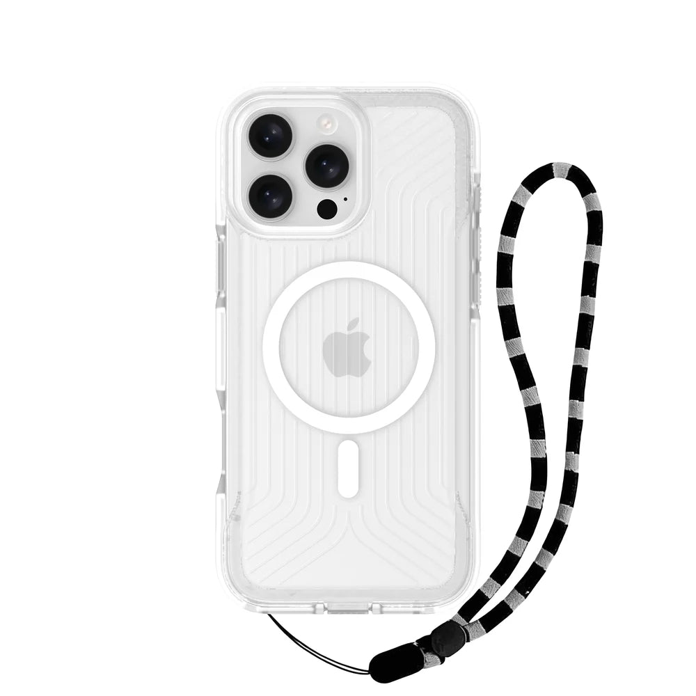 كڤر حماية أسلي جلوبال LanyardMag لهاتف iPhone 16 Pro – دعم MagSafe مع علاقة لليد مدمجة 