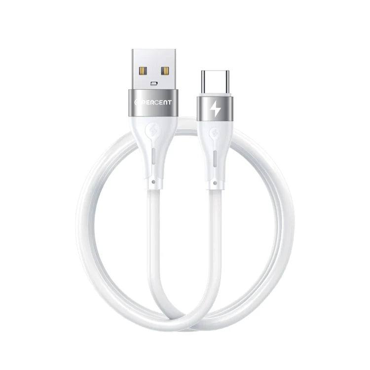 كيبل Voltline 90 Series من 90 Percent من USB-A إلى USB-C من السيليكون بطول 1 متر 