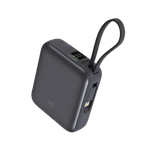 LZEL Neurode Sync Mini 10000Mah  Pd3.0 & Qc 3.0|25.5W|Built-In Type-C & Lighting Power Bank