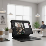 لوحة مفاتيح Zenkey Axon Series من ليزل لجهاز iPad Pro 11 بوصة | أسود