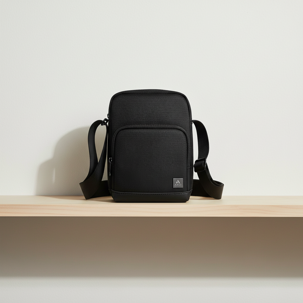 Asli Global Hali Crossbody Travel Bag | Black