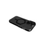 LZEL iPhone 16 Plus Mag Hexa Defender Clear Square MagSafe Case | Black