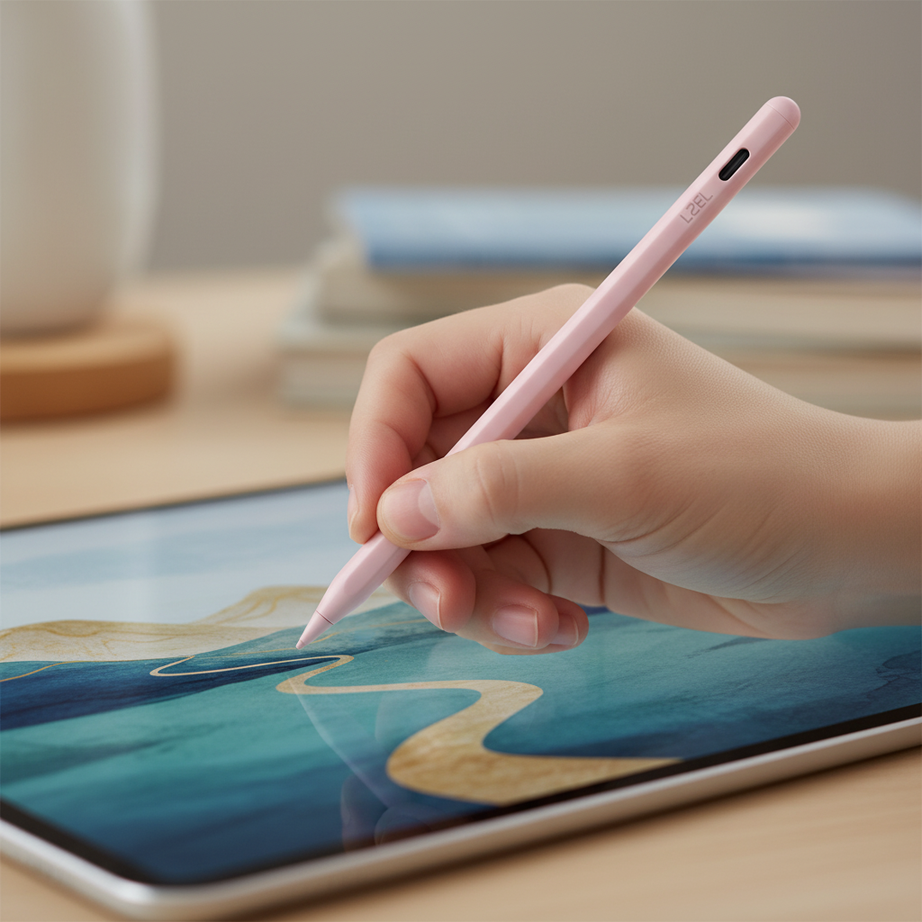 LZEL Pro-Touch Stylus iPad Pencil With Palm Rejection | Pink