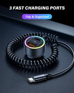 Asli Global Primuscharge X Dual Port Transparent Car Charger 60W With PD & QC3.0