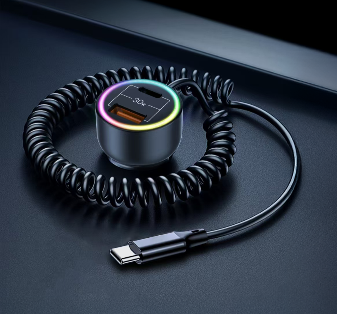 Asli Global Primuscharge X Dual Port Transparent Car Charger 60W With PD & QC3.0